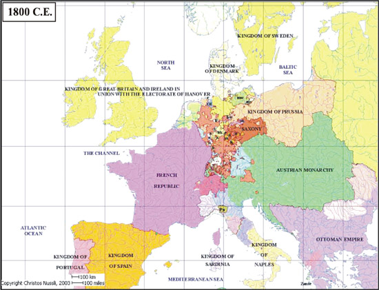 world map 1800